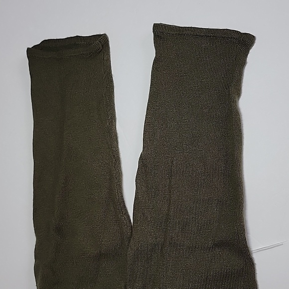 MICHAEL KORS WOMEN'S WOVEN LONG SLEEVES PULLOVER GREEN TOP/ M. - Picture 9 of 13